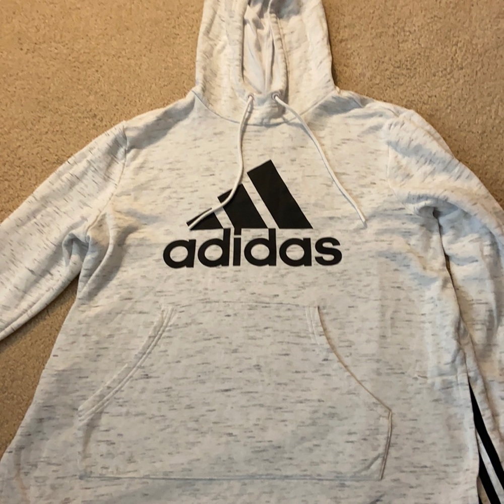 Grey Girls Adidas Hoodie